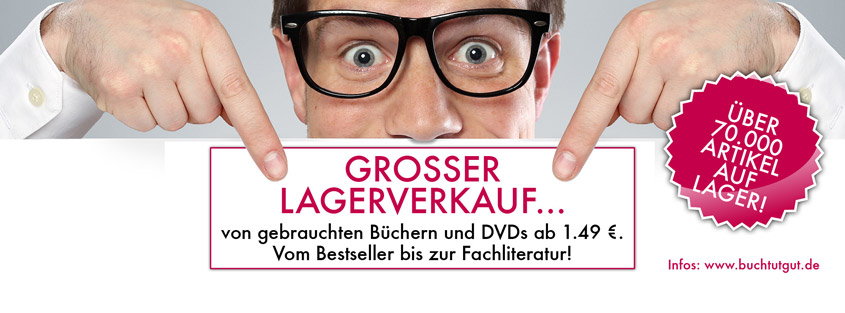 Großer Lagerverkauf mit Spendenaktion bei Buchmaxe